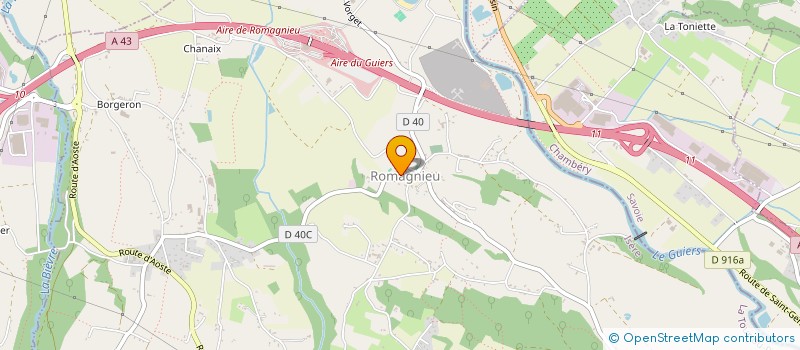 localisation de l'entreprise CHORALE FAMILIALE LES ANS CHANTEURS  ROMAGNIEU