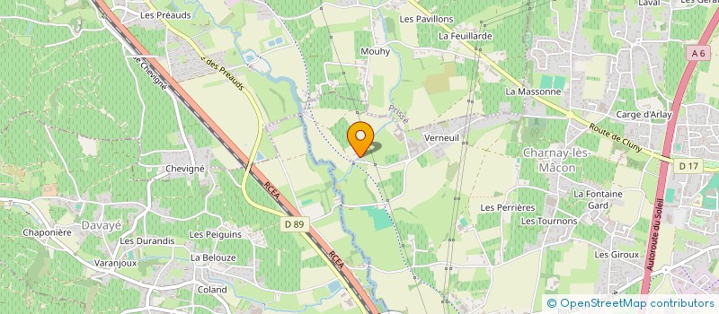 localisation de l'entreprise CHORALE GOSPEL THE LADIES à CHARNAY-LES-MACON