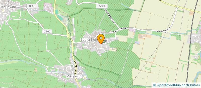 localisation de l'entreprise CHORALE HARMONIE  BEBLENHEIM
