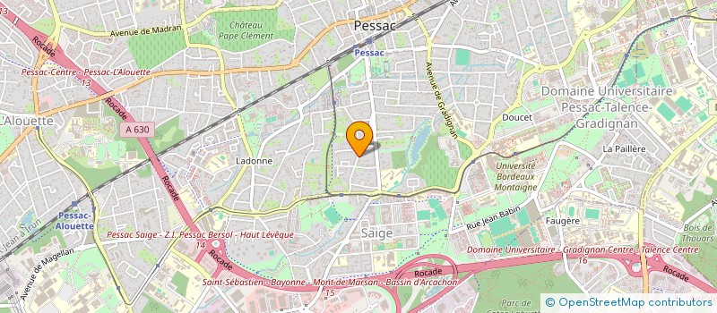 localisation de l'entreprise CHORALE INTERMITTENCE à PESSAC