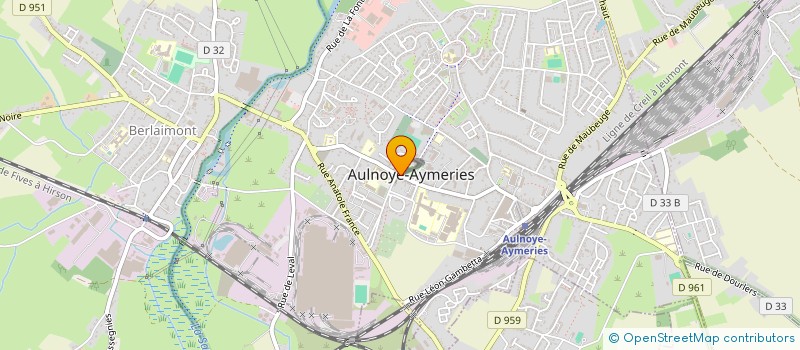 localisation de l'entreprise CHORALE JOSQUIN DES PRES à AULNOYE-AYMERIES