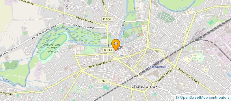 localisation de l'entreprise CHORALE 'L'AIR DE RIEN' à CHATEAUROUX