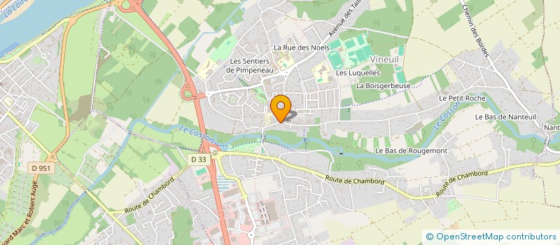 localisation de l'entreprise CHORALE L'ESCAPADE à VINEUIL