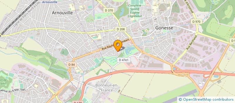 localisation de l'entreprise CHORALE LA CAECILIA à GONESSE