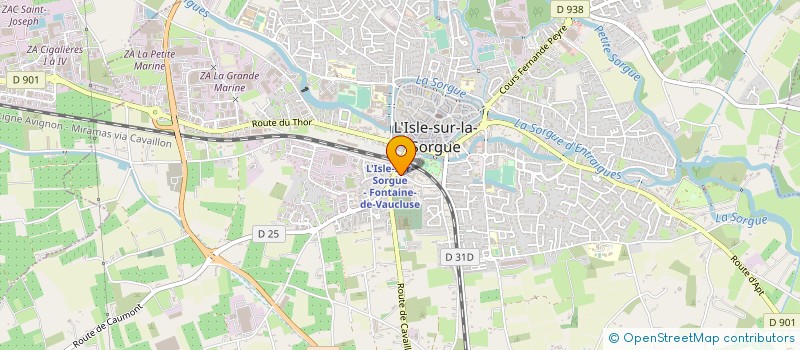 localisation de l'entreprise CHORALE LA CASCAIADO à L'ISLE-SUR-LA-SORGUE