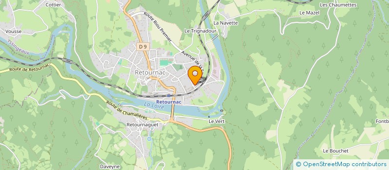 localisation de l'entreprise CHORALE LA CLE DE SOL  RETOURNAC