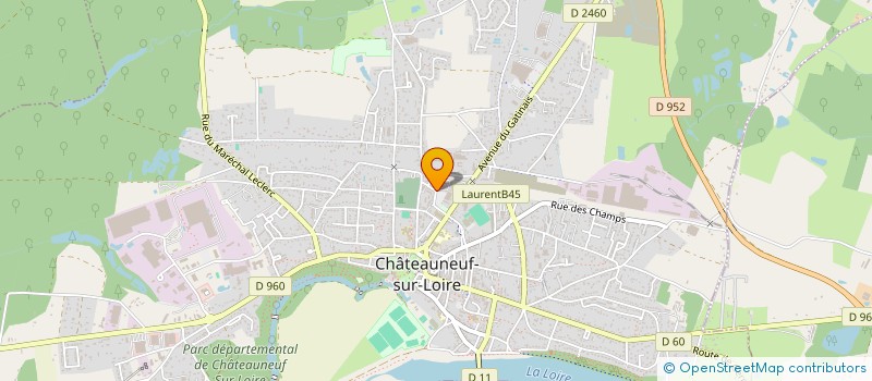 localisation de l'entreprise CHORALE LA GALIOTE à CHATEAUNEUF-SUR-LOIRE