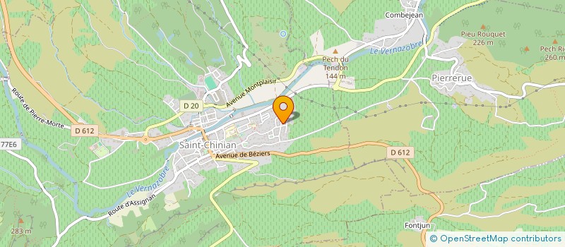 localisation de l'entreprise CHORALE LA GUSTARELLE  SAINT-CHINIAN