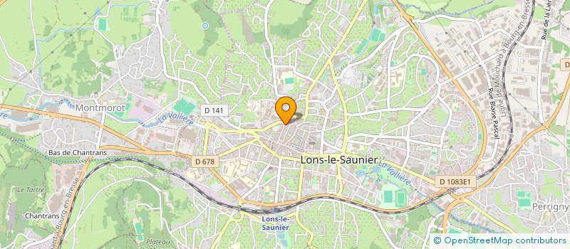localisation de l'entreprise CHORALE LEDONIA à LONS-LE-SAUNIER