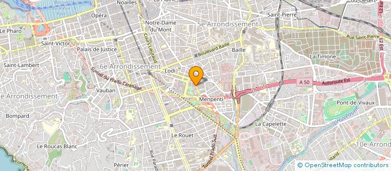 localisation de l'entreprise CHORALE  LES CHANTILLONS  MARSEILLE