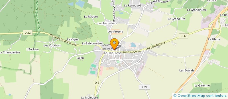 localisation de l'entreprise CHORALE LES CHANTS LIBRES à TOUROUVRE AU PERCHE