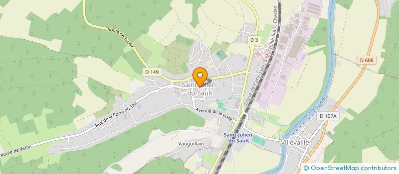 localisation de l'entreprise CHORALE LES FONTENOTTES à SAINT-JULIEN-DU-SAULT