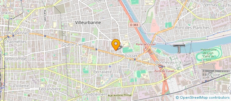 localisation de l'entreprise CHORALE LES INCHOEURIGIBLES  VILLEURBANNE