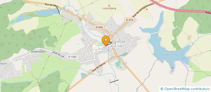 localisation de l'entreprise CHORALE LES JOYEUX COMPAGNONS CHOEUR HOMMES  PUTTELANGE-AUX-LACS