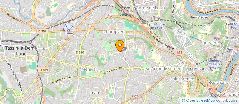 localisation de l'entreprise CHORALE LES NENUPHARS à LYON