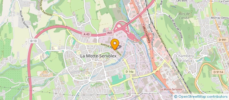 localisation de l'entreprise CHORALE LES SAISONS  LA MOTTE-SERVOLEX