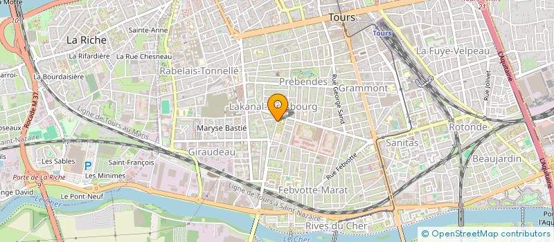 localisation de l'entreprise CHORALE LES SALANGANES à TOURS