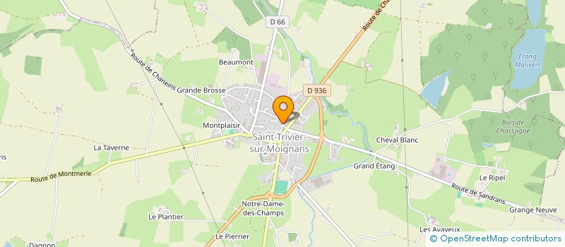 localisation de l'entreprise CHORALE LUTH EN JOIE  SAINT-TRIVIER-SUR-MOIGNANS