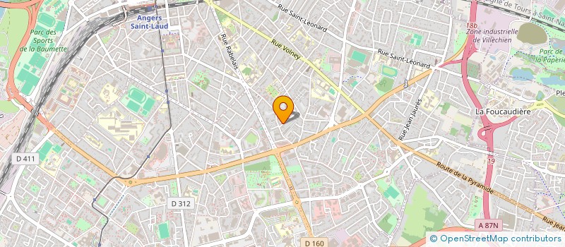 localisation de l'entreprise CHORALE MELI MELO à ANGERS