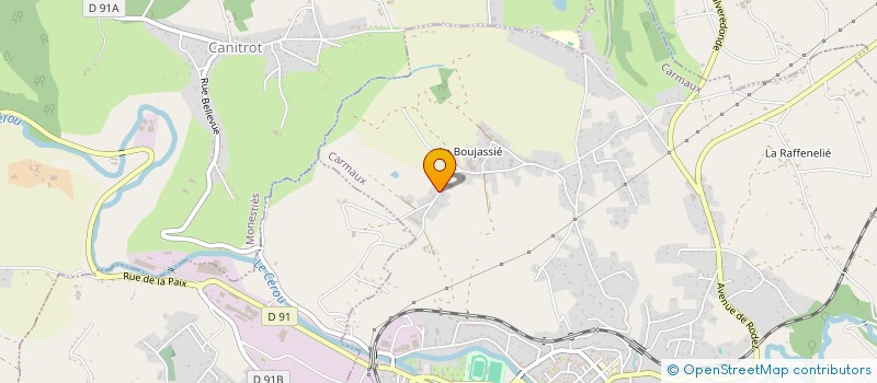 localisation de l'entreprise CHORALE MIRANVAL'S  CARMAUX