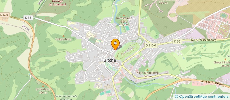 localisation de l'entreprise CHORALE OECUMENIQUE DU PAYS DE BITCHE  BITCHE