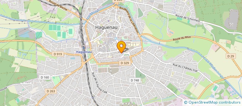 localisation de l'entreprise CHORALE PROTESTANTE DE HAGUENAU  HAGUENAU