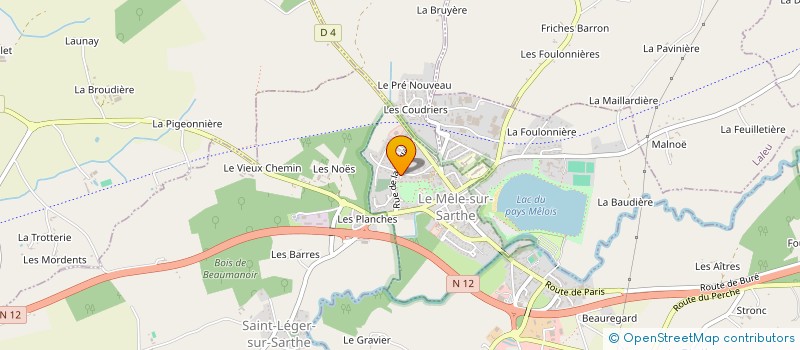 localisation de l'entreprise CHORALE RESONANCE à LE MELE-SUR-SARTHE