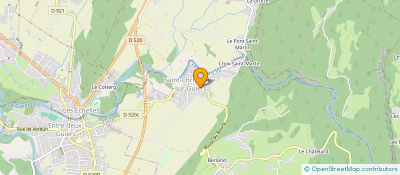 localisation de l'entreprise CHORALE SAINT CHRISTOPHE  SAINT-LAURENT-DU-PONT