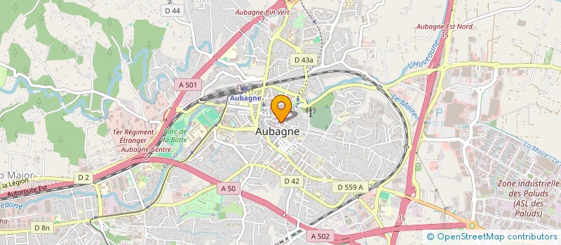 localisation de l'entreprise CHORALE SAINT-MATTHIEU D'AUBAGNE  AUBAGNE