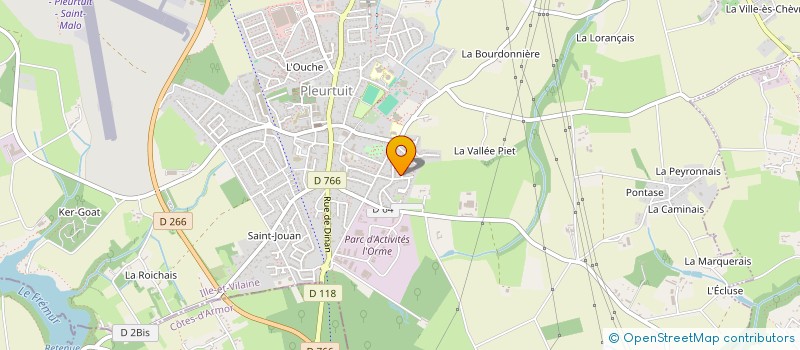 localisation de l'entreprise CHORALE SAINT PIERRE  PLEURTUIT