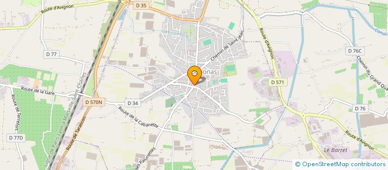 localisation de l'entreprise CHORALE SAINTE CECILE  ROGNONAS