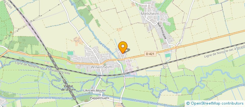 localisation de l'entreprise CHORALE SAINTE CECILE  GOUGENHEIM