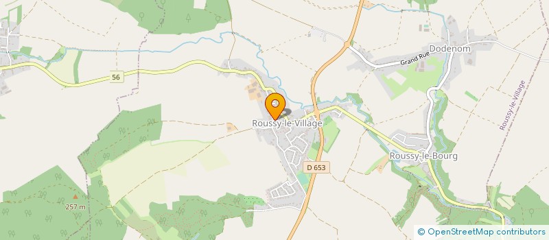 localisation de l'entreprise CHORALE SAINTE-CECILE  ROUSSY-LE-VILLAGE