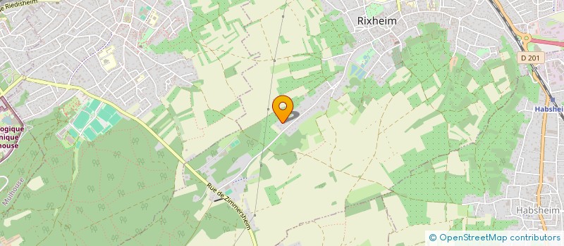 localisation de l'entreprise CHORALE SAINTE-CECILE RIXHEIM  RIXHEIM