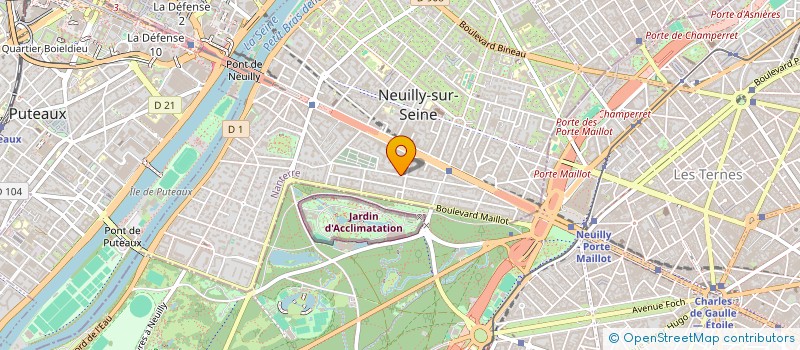 localisation de l'entreprise CHORALE SUZANNE ET ROBERT MEYERS à NEUILLY-SUR-SEINE
