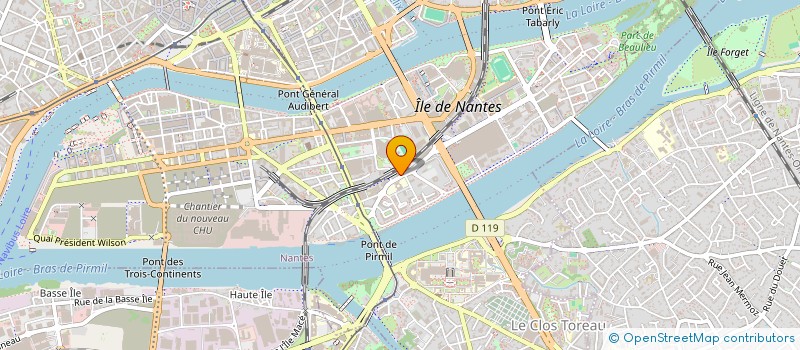 localisation de l'entreprise CHORALE UN CHOEUR DES COEURS  NANTES