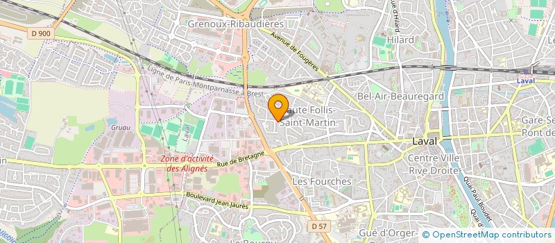 localisation de l'entreprise CHORALE VOCALITE à LAVAL