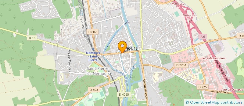 localisation de l'entreprise CHORALE VOCALYS NEMOURS ST-PIERRE  NEMOURS