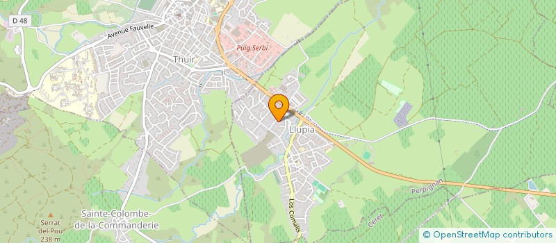 localisation de l'entreprise CHORALE  Y A D LA VOIX  LLUPIA