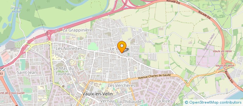 localisation de l'entreprise CHORALE ZAIROISE DE LYON  VAULX-EN-VELIN