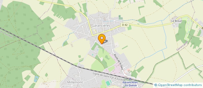 localisation de l'entreprise CHORE-ART  GARANCIERES