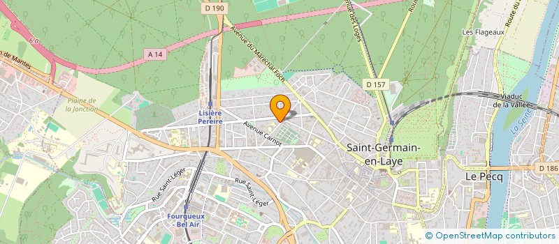 localisation de l'entreprise CHOREA  SAINT-GERMAIN-EN-LAYE