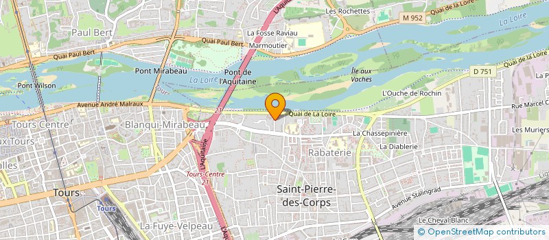 localisation de l'entreprise CHOREA CORPS  SAINT-PIERRE-DES-CORPS