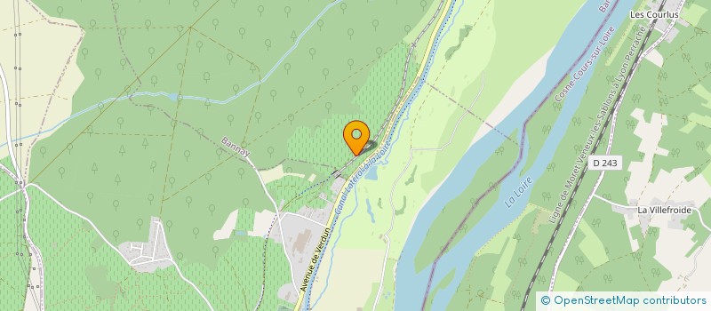 localisation de l'entreprise CHOREA DANSE  SANCERRE