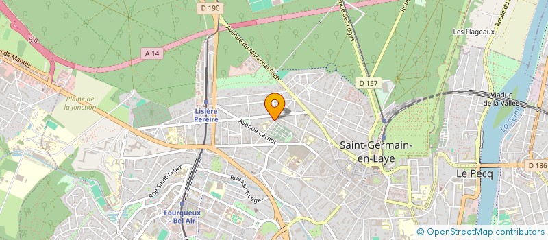 localisation de l'entreprise CHOREA DIFFUSION  SAINT-GERMAIN-EN-LAYE