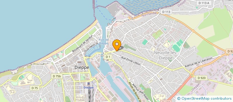 localisation de l'entreprise CHOREGIE 21 à DIEPPE