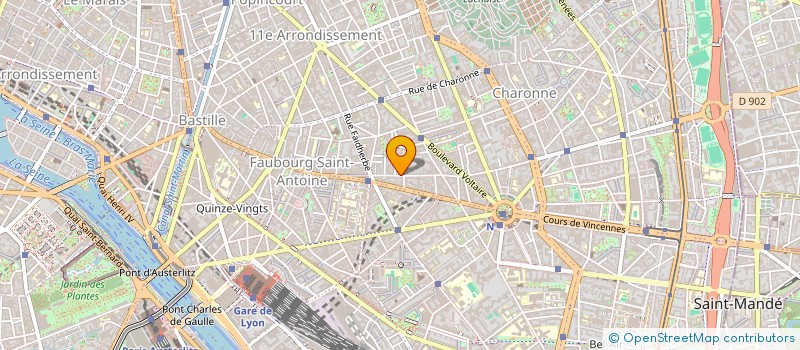 localisation de l'entreprise CHOREMUSE  PARIS