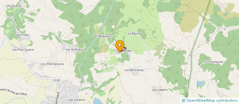 localisation de l'entreprise CHORGES OLYMPIQUE à CHORGES