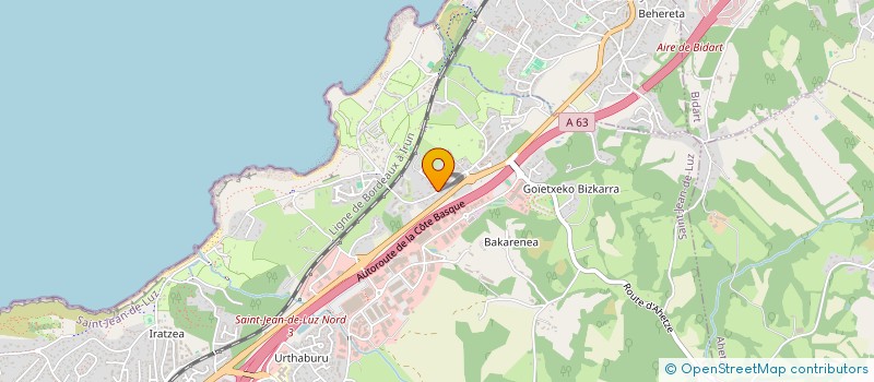 localisation de l'entreprise CHORIEKIN à SAINT-JEAN-DE-LUZ