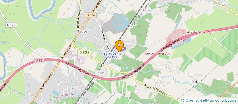 localisation de l'entreprise CHORONIMO  SAINT-DENIS-DE-PILE